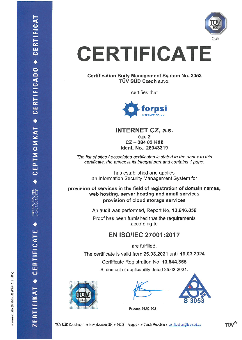 ISO27001-CZ