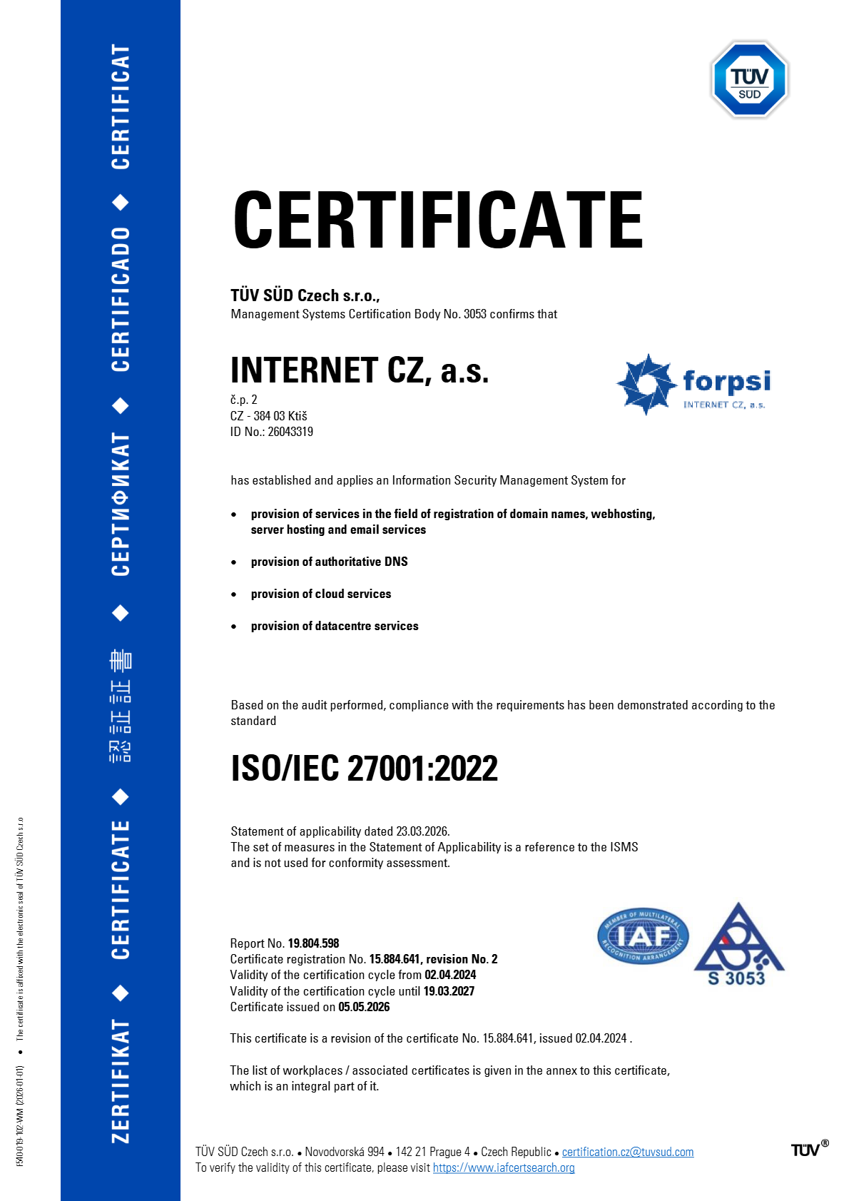 ISO/IEC 27001:2022